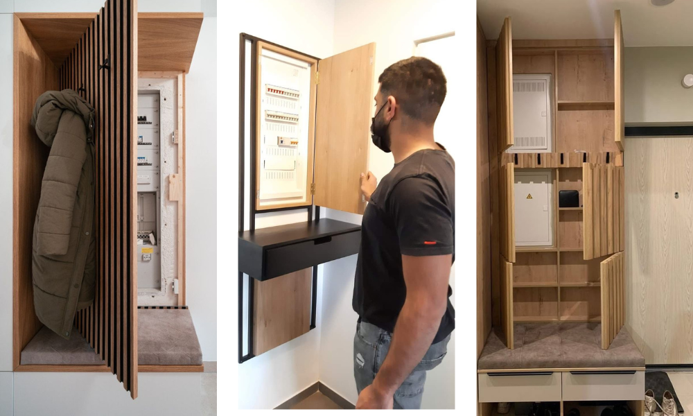 Электрический щиток в квартире с автоматами защиты