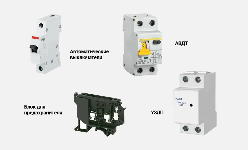 Устройства защиты в щитке: автоматы и УЗО